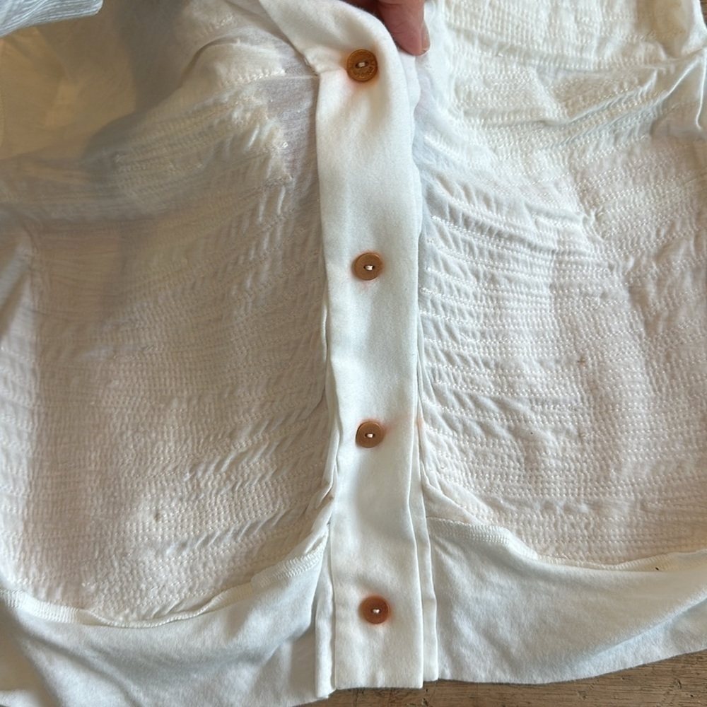 3.1 Phillip Lim Cream Grosgrain Trim Cardigan Size S – Unique - Picture 9 of 9